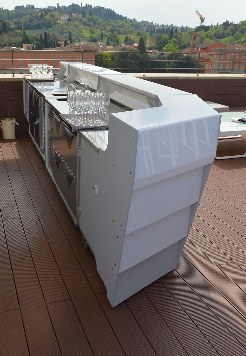 bar par terraza restaurante, barra de bar exterior, personalizable